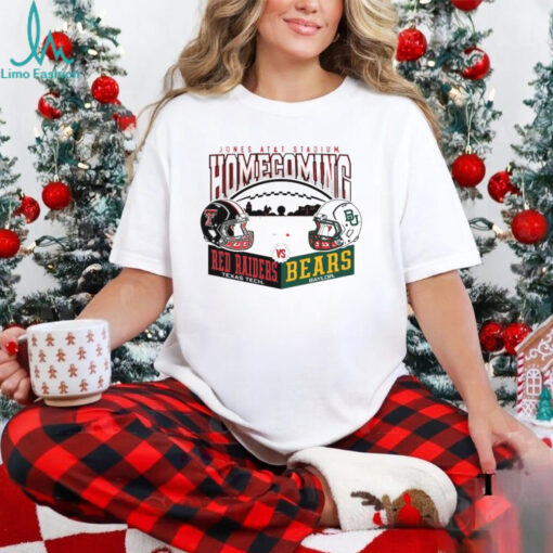 Texas Tech Red Raiders Vs Baylor Bears 2024 Jones AT&T Stadium Homecoming Shirt