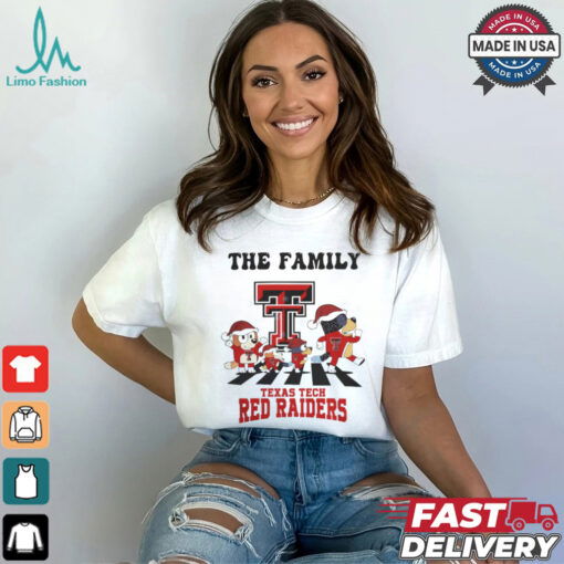 Texas Tech Red Raiders X Family Bluey Merry Christmas 2024 Shirt