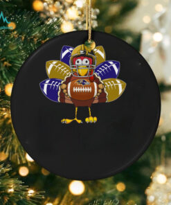 Thanksgiving Turkey Baltimore Ravens T Shirt