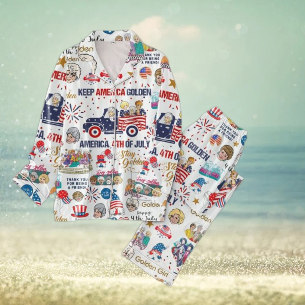 The Golden Girls Keep America Golden America 4th Of July Pajamas Set The Golden Girls Keep America Golden America 4th Of July Pajamas Set