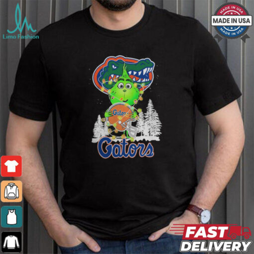The Grinch Hug Florida Gators Helmet Christmas Shirt