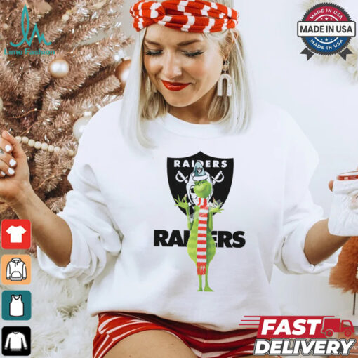 The Grinch Las Vegas Raiders Graphic T Shirt