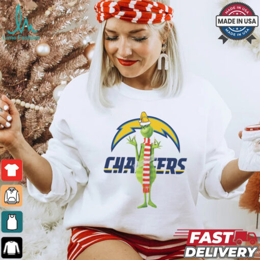 The Grinch Los Angeles Chargers Graphic T Shirt