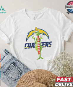 The Grinch Los Angeles Chargers Graphic T Shirt