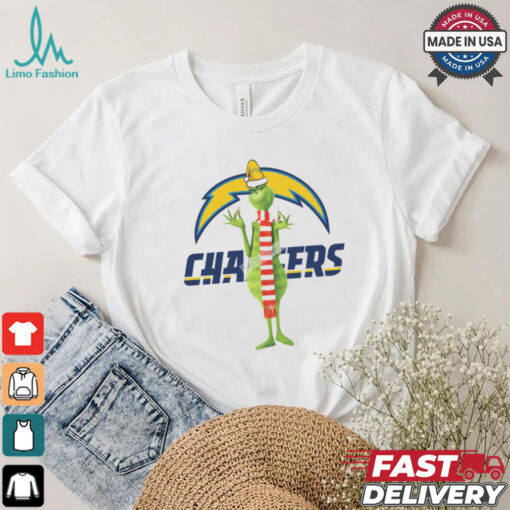 The Grinch Los Angeles Chargers Graphic T Shirt