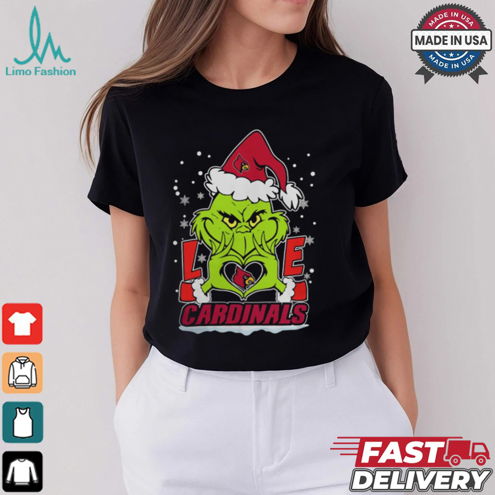 The Grinch Love Heart 2024 Louisville Cardinals Football Christmas Shirt The Grinch Love Heart 2024 Louisville Cardinals Football Christmas Shirt