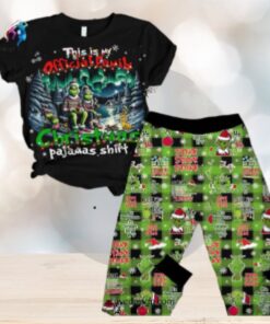 The Grinch This Is My Official Family Christmas Pajamas Set