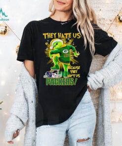 The Grinch they hate us because they ain’t us Green Bay Packers stomp on 2024 shirt
