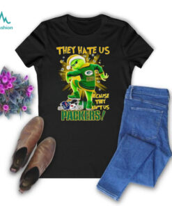 The Grinch they hate us because they ain’t us Green Bay Packers stomp on 2024 shirt