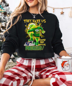 The Grinch they hate us because they ain’t us Green Bay Packers stomp on 2024 shirt