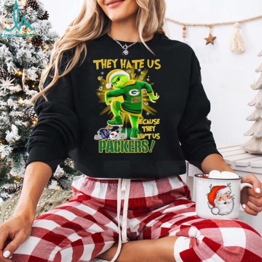 The Grinch they hate us because they ain’t us Green Bay Packers stomp on 2024 shirt