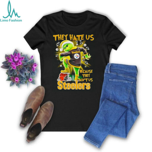 The Grinch they hate us because they ain’t us Pittsburgh Steelers stomp on Bengals 2024 shirt