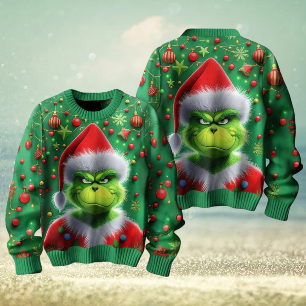 The Grnch Grumpy Angry Happy In Ugly Christmas Sweater The Grnch Grumpy Angry Happy In Ugly Christmas Sweater