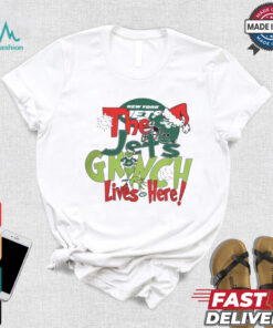 The Jets Grinch Lives Here Christmas Shirt