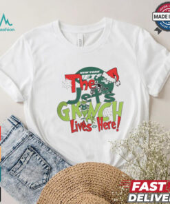 The Jets Grinch Lives Here Christmas Shirt