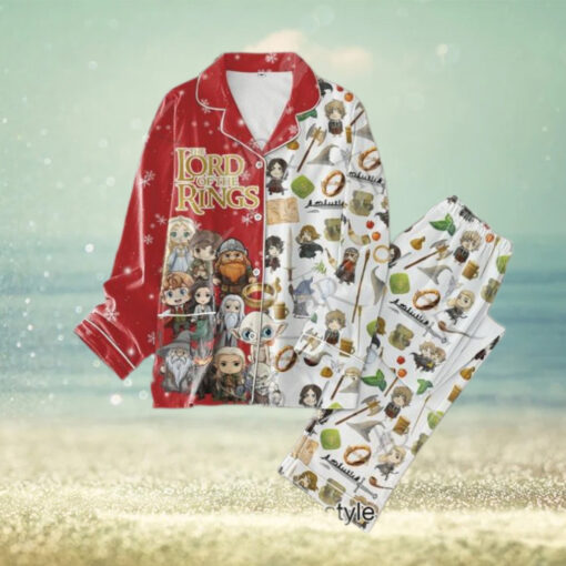 The Lord Of The Rings Merry Christmas Pajamas Set