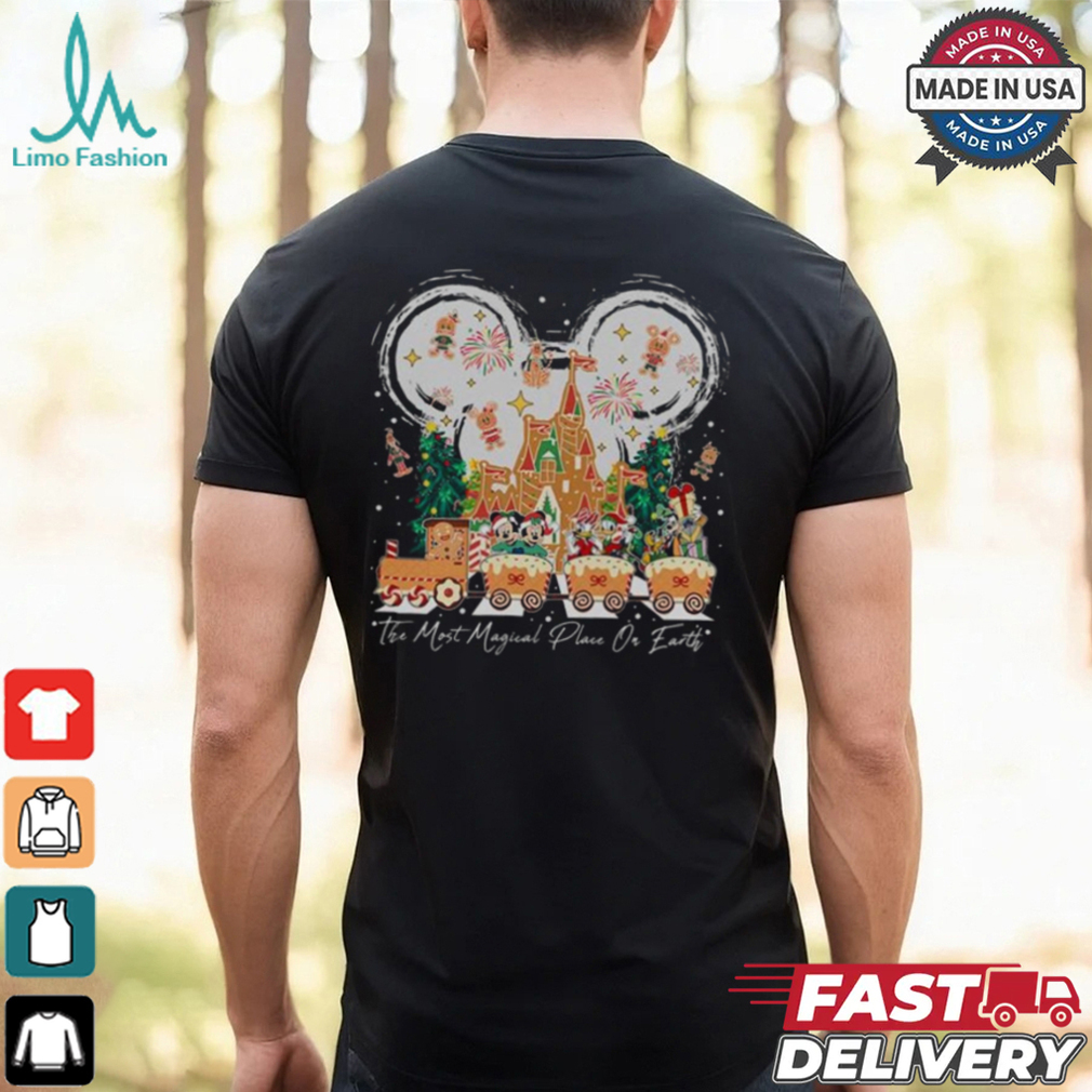 The Most Magical Place On Earth Disneyland Christmas Shirt The Most Magical Place On Earth Disneyland Christmas Shirt