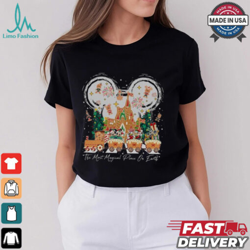 The Most Magical Place On Earth Disneyland Christmas Shirt