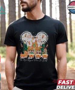 The Most Magical Place On Earth Disneyland Christmas Shirt