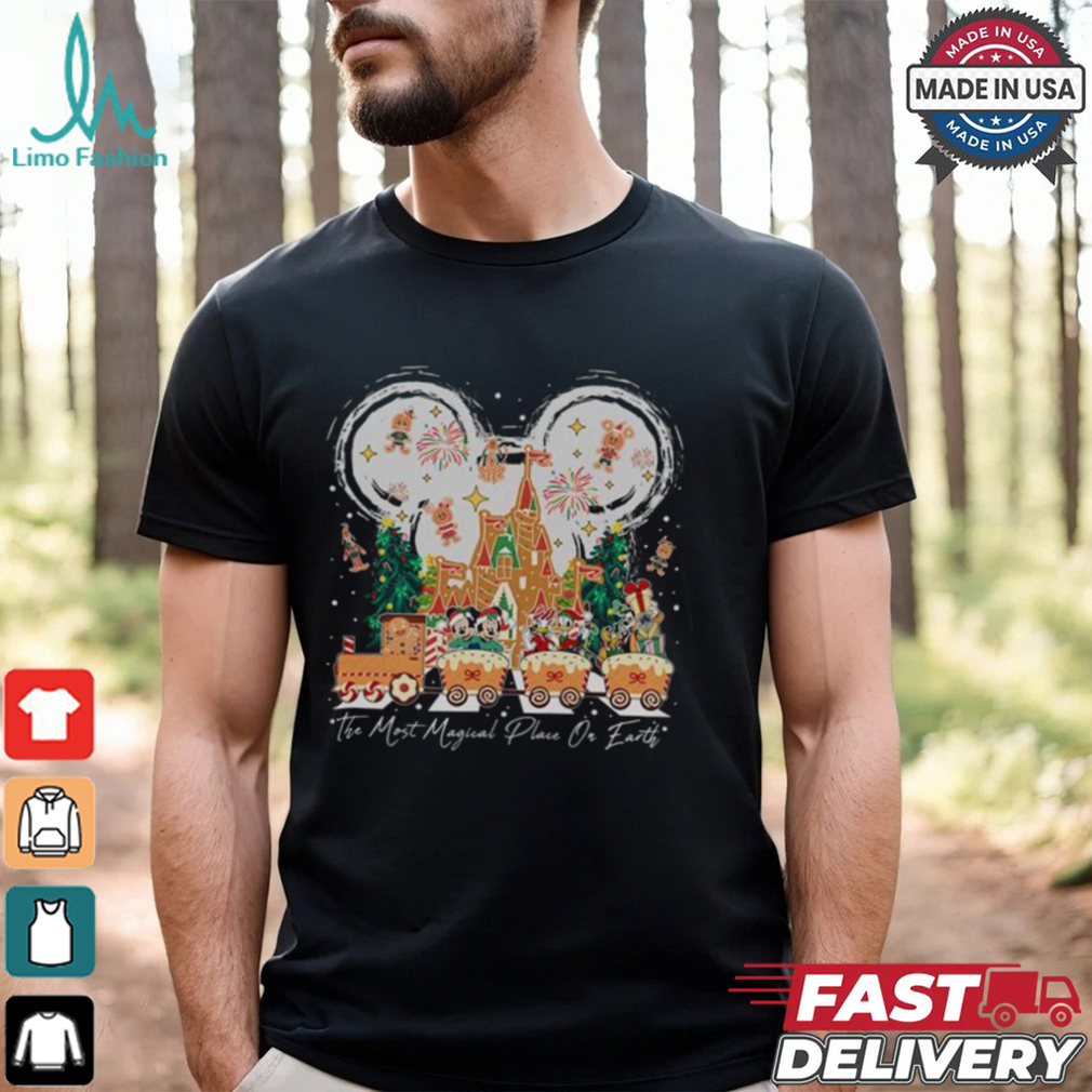 The Most Magical Place On Earth Disneyland Christmas Shirt The Most Magical Place On Earth Disneyland Christmas Shirt