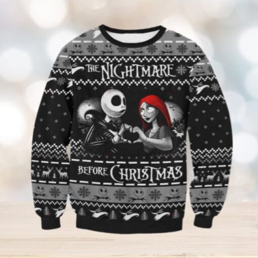 The Nightmare Before Christmas Ugly 3 Sweater
