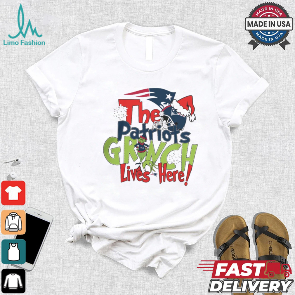 The Patriots Grinch Lives Here Christmas Shirt The Patriots Grinch Lives Here Christmas Shirt