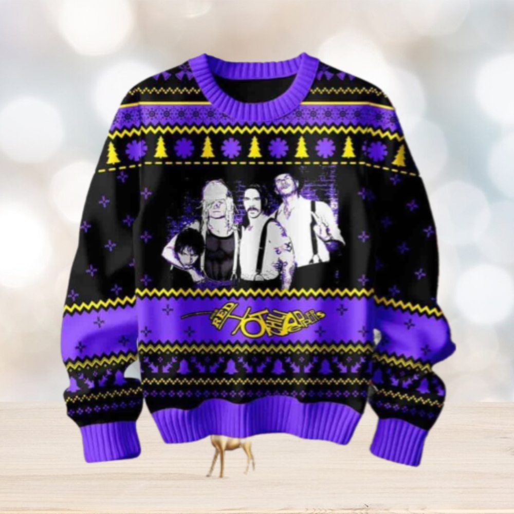 The Red Hot Chili Peppers American Rock Band Formed In Los Angele Chirstmas Gifts 2024 Xmas For Family And Friends Ugly Sweater The Red Hot Chili Peppers American Rock Band Formed In Los Angele Chirstmas Gifts 2024 Xmas For Family And Friends Ugly Sweater