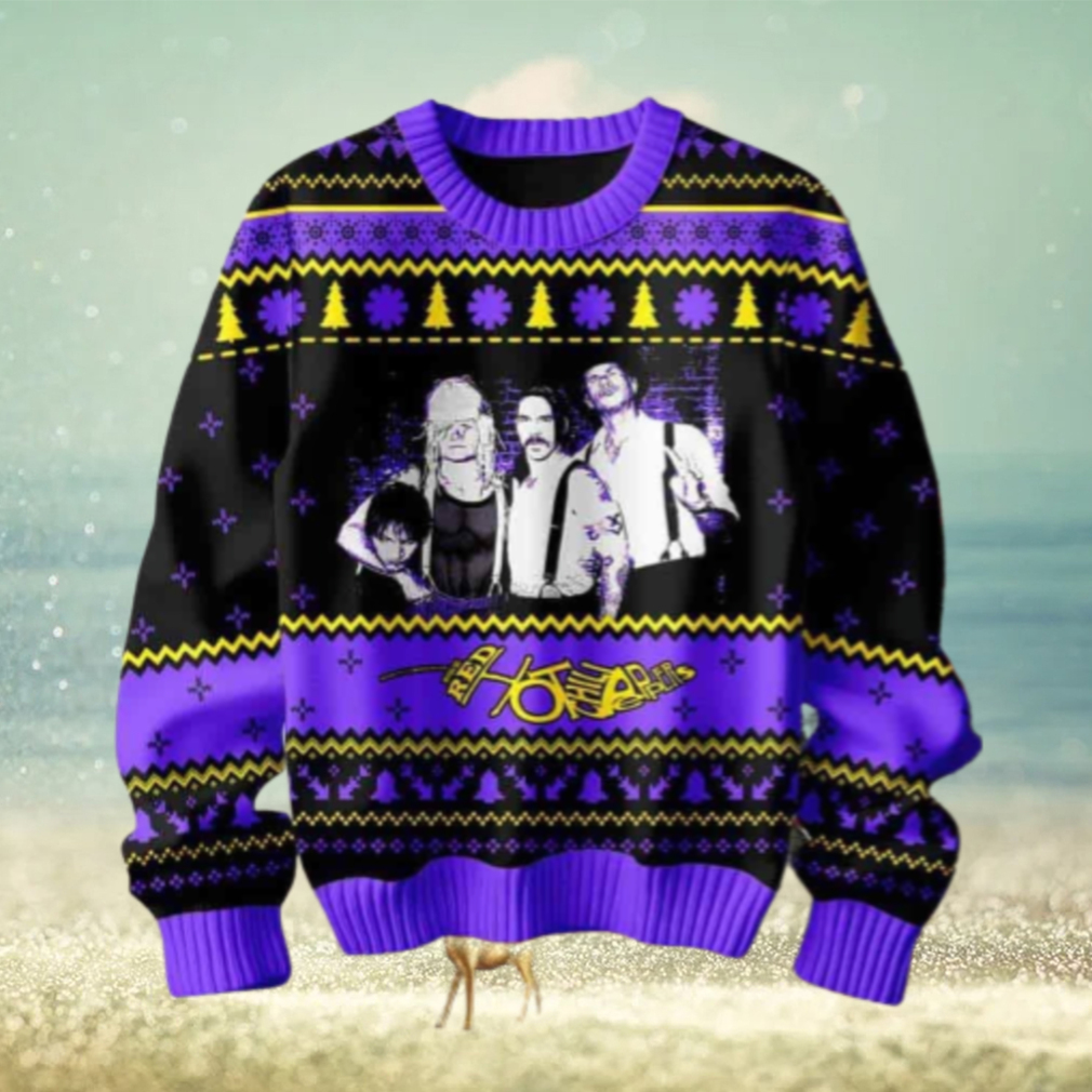 The Red Hot Chili Peppers American Rock Band Formed In Los Angele Chirstmas Gifts 2024 Xmas For Family And Friends Ugly Sweater The Red Hot Chili Peppers American Rock Band Formed In Los Angele Chirstmas Gifts 2024 Xmas For Family And Friends Ugly Sweater
