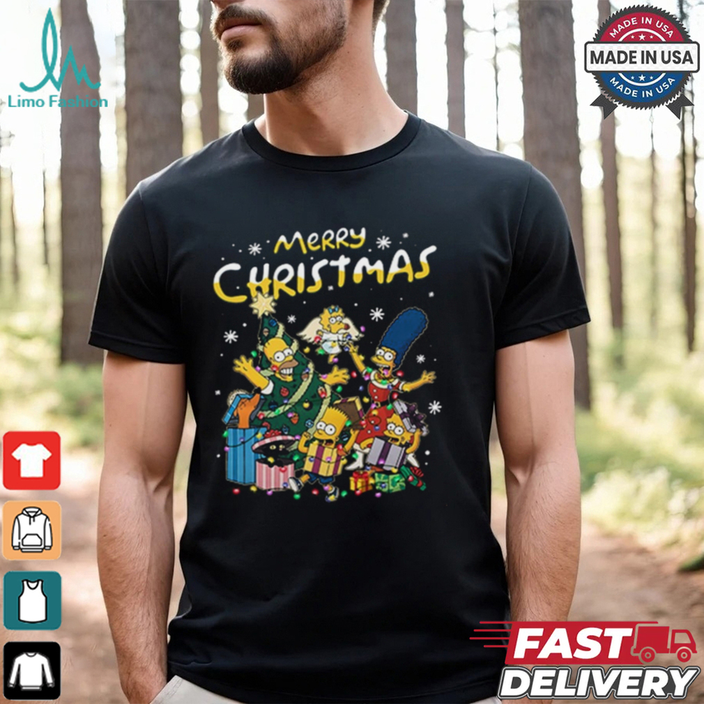 The Simpsons Christmas Family Shirt The Simpsons Christmas Family Shirt