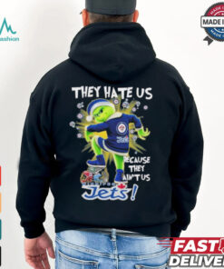They Hate Us Because They Ain’t Grinch X Winnipeg Hockey Stomp On College Teams Christmas Shirt