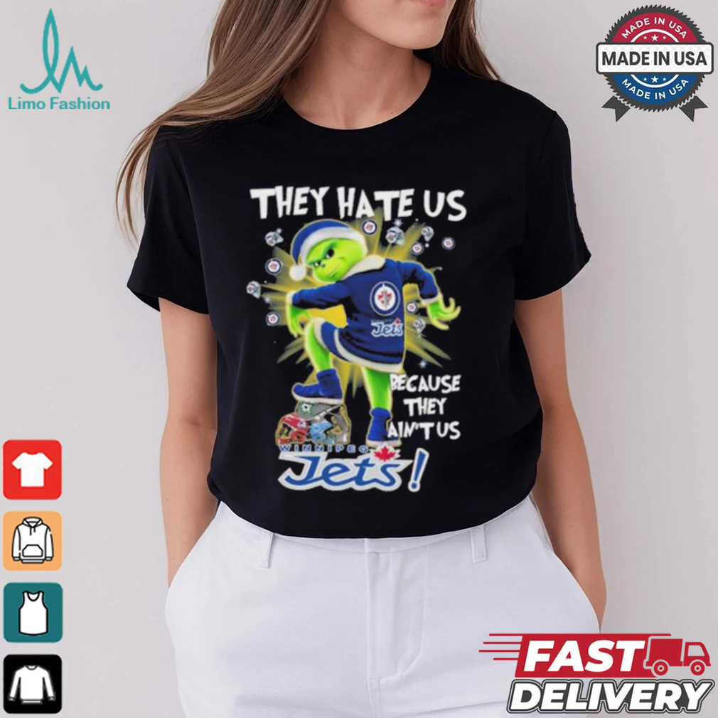 They Hate Us Because They Ain’t Grinch X Winnipeg Hockey Stomp On College Teams Christmas Shirt They Hate Us Because They Ain’t Grinch X Winnipeg Hockey Stomp On College Teams Christmas Shirt