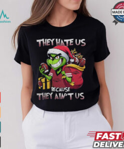 They Hate Us Because They Ain’t Us Grinch X Arkansas Razorbacks Christmas 2024 Shirt