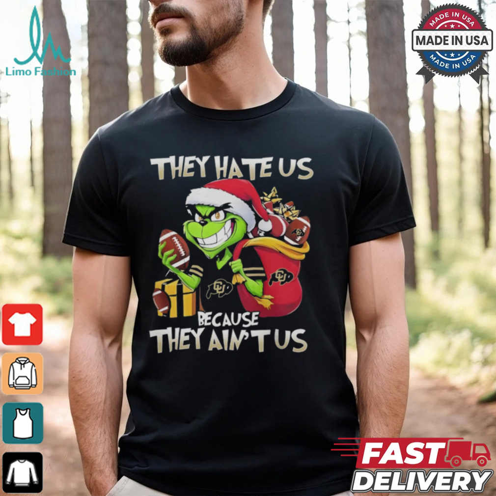 They Hate Us Because They Ain’t Us Grinch X Colorado Buffaloes Christmas 2024 Shirt They Hate Us Because They Ain’t Us Grinch X Colorado Buffaloes Christmas 2024 Shirt