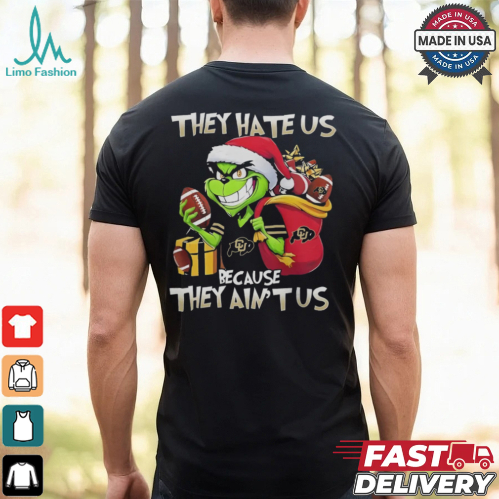 They Hate Us Because They Ain’t Us Grinch X Colorado Buffaloes Christmas 2024 Shirt They Hate Us Because They Ain’t Us Grinch X Colorado Buffaloes Christmas 2024 Shirt