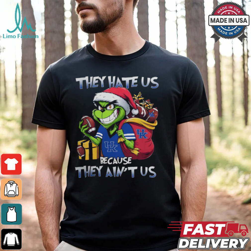 They Hate Us Because They Ain’t Us Grinch X Kentucky Wildcats Christmas 2024 Shirt They Hate Us Because They Ain’t Us Grinch X Kentucky Wildcats Christmas 2024 Shirt