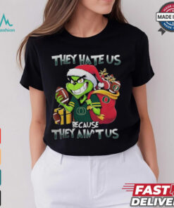 They Hate Us Because They Ain’t Us Grinch X Oregon Ducks Christmas 2024 Shirt