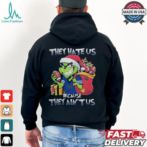 They Hate Us Because They Ain’t Us Grinch X Pittsburgh Panthers Football Christmas Shirt