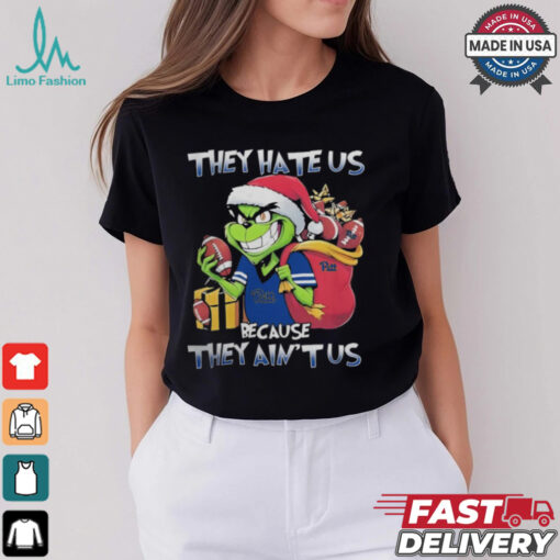 They Hate Us Because They Ain’t Us Grinch X Pittsburgh Panthers Football Christmas Shirt