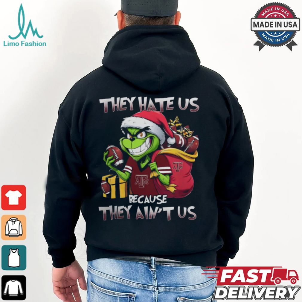 They Hate Us Because They Ain’t Us Grinch X Texas A&M Aggies Christmas 2024 Shirt They Hate Us Because They Ain’t Us Grinch X Texas A&M Aggies Christmas 2024 Shirt