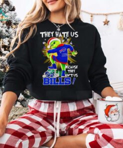They hate us because they ain’t us Buffalo Bills Grinch stomp on Jets Christmas shirt