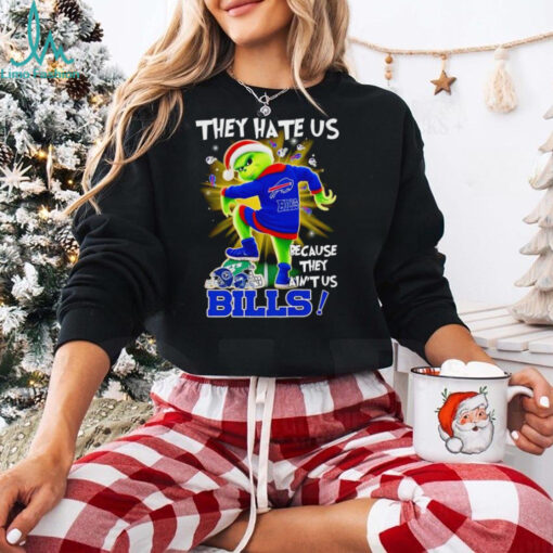 They hate us because they ain’t us Buffalo Bills Grinch stomp on Jets Christmas shirt