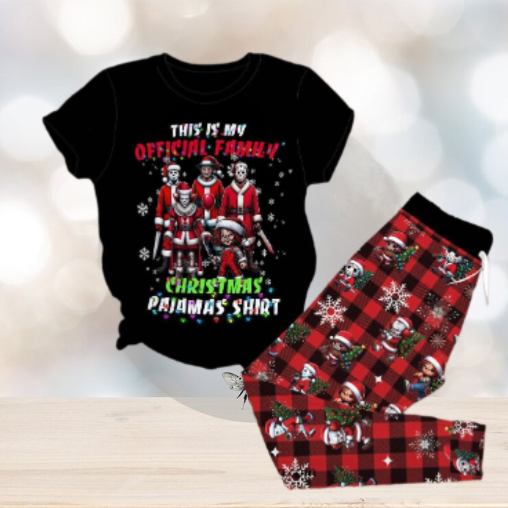 This Is My Official Family Christmas Pajamas Set This Is My Official Family Christmas Pajamas Set