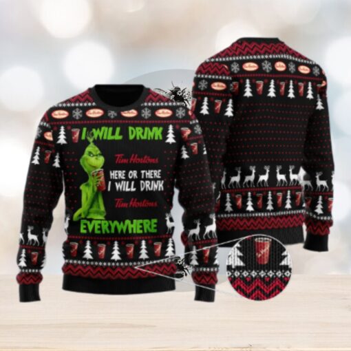 Tim Hortons Will Drink Everywhere Ugly Sweater