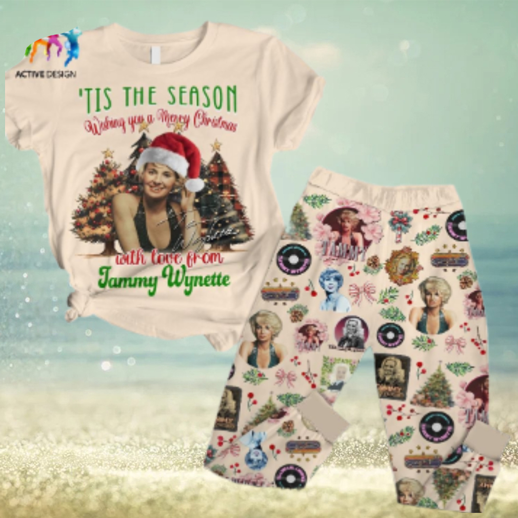Tis The Season Wishing You A Merry Christmas With Love From Tammy Wynette Pajamas Set Tis The Season Wishing You A Merry Christmas With Love From Tammy Wynette Pajamas Set