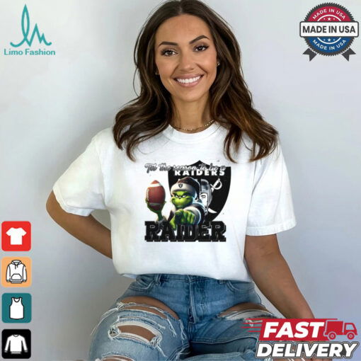 Tis The Season to Be a Raider Grinch Shirt