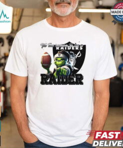 Tis The Season to Be a Raider Grinch Shirt