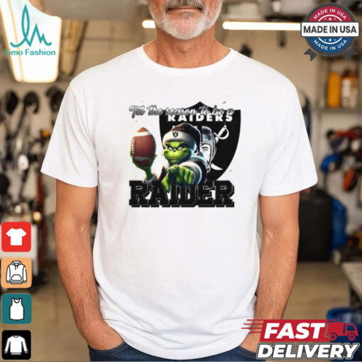 Tis The Season to Be a Raider Grinch Shirt