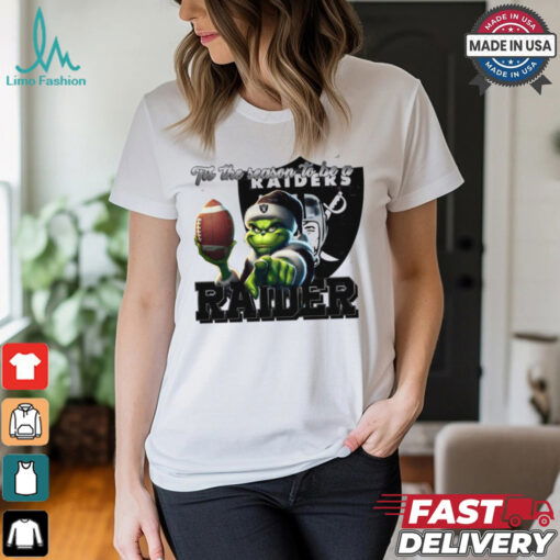 Tis The Season to Be a Raider Grinch Shirt