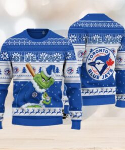Toronto Blue Jays Grinch Christmas Ugly Sweater