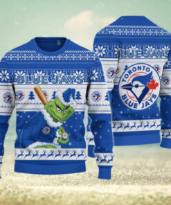 Toronto Blue Jays Grinch Christmas Ugly Sweater